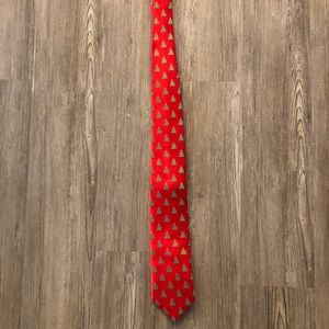 Holiday Traditions Red & Green Christmas Tree Tie